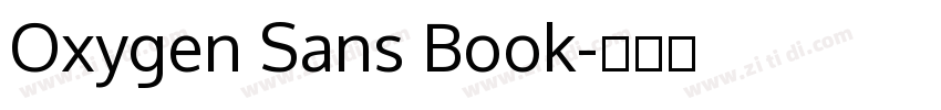 Oxygen Sans Book字体转换